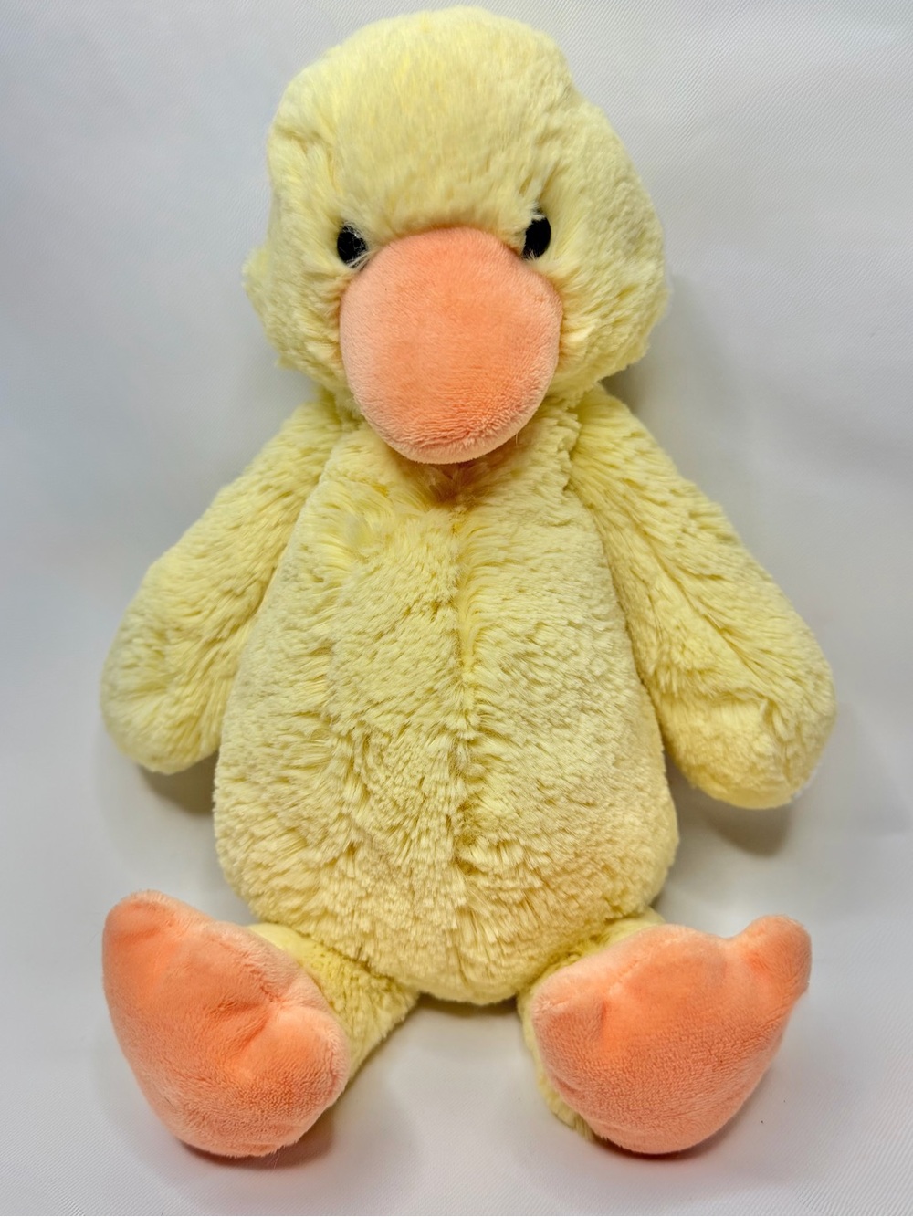 Jellycat Retired Bashful Duckling Plush 12” Yellow Stuffed Animal Soft Toy